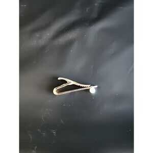 Vintage Gold Tone Men’s Tie Clip Bar – Classic Estate Costume Jewelry